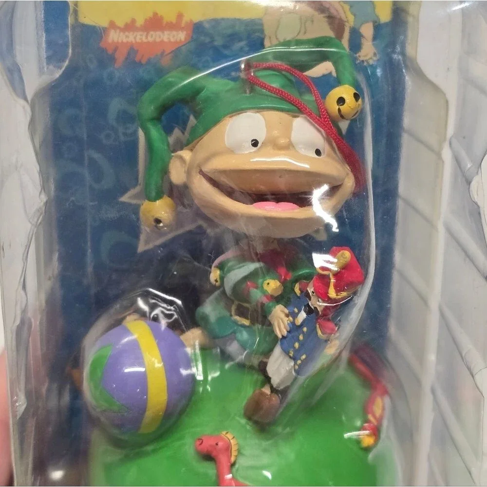1998 Rauch Rugrats Christmas Tommy Elf Ornament Viacom Nickelodeon NEW VINTAGE